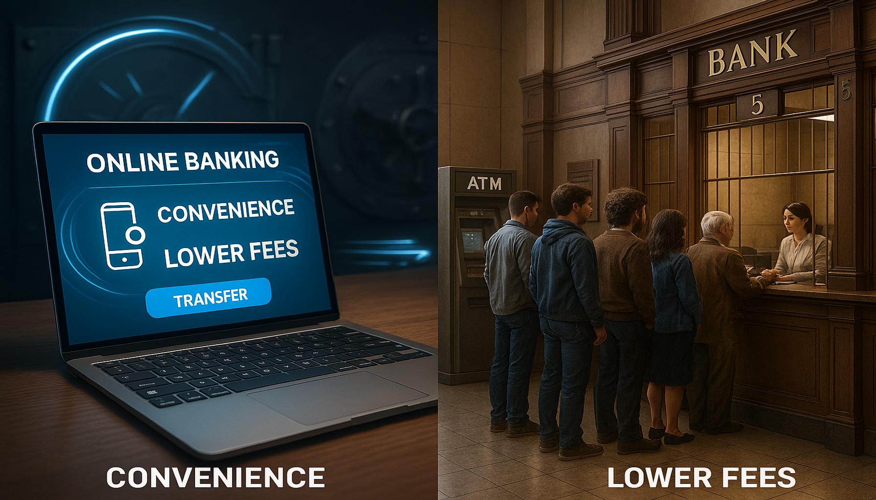Advantages and Disadvantages of Online Banks Compared to Traditional Banks